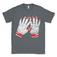 Charcoal Heather batting gloves Classic Tee - FaDigitalArtStudio