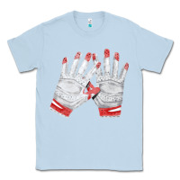 Dusty Blue batting gloves Classic Tee - FaDigitalArtStudio