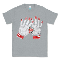 Heather Grey batting gloves Classic Tee - FaDigitalArtStudio