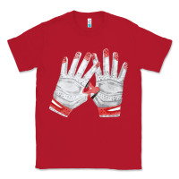Red batting gloves Classic Tee - FaDigitalArtStudio