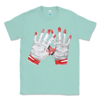 Seafoam batting gloves Classic Tee - FaDigitalArtStudio