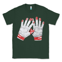 Sports Green batting gloves Classic Tee - FaDigitalArtStudio