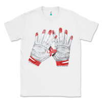 White batting gloves Classic Tee - FaDigitalArtStudio