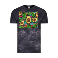 Cloud Black avacado Vintage Tee - BarkalooDesign