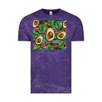 Cloud Purple avacado Vintage Tee - BarkalooDesign