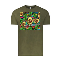 Vintage Olive avacado Vintage Tee - BarkalooDesign