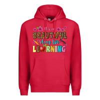 Cardinal its a beautiful day for learning Premium Hoodie - NancyCooperArtShop