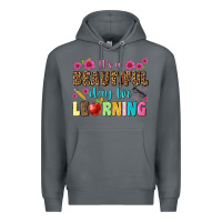 Rock its a beautiful day for learning Premium Hoodie - NancyCooperArtShop