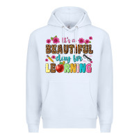 White its a beautiful day for learning Premium Hoodie - NancyCooperArtShop