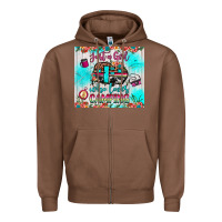 Chestnut just a girl who loves camping Zipper Hoodie - JahusDesignShop
