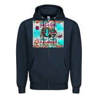 Navy just a girl who loves camping Zipper Hoodie - JahusDesignShop