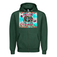 Sports Green just a girl who loves camping Zipper Hoodie - JahusDesignShop