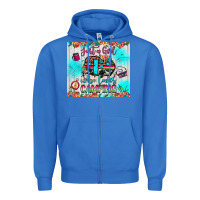 True Royal just a girl who loves camping Zipper Hoodie - JahusDesignShop