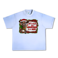 Grape Ice all i want for christmas is a cow highland calf Urban Heavy Tee - RanaPortraitStore
