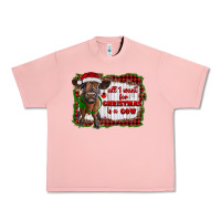Salmon all i want for christmas is a cow highland calf Urban Heavy Tee - RanaPortraitStore