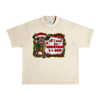 Sandshell all i want for christmas is a cow highland calf Urban Heavy Tee - RanaPortraitStore