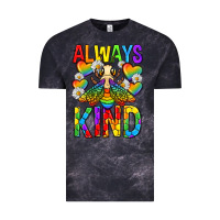 Cloud Black always bee kind pride lgbtq Vintage Tee - texasbilliewilder