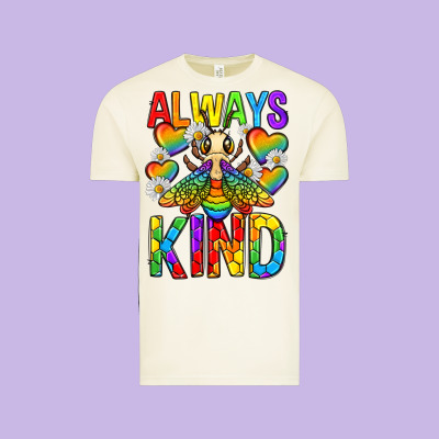Vintage Tee always bee kind pride lgbtq