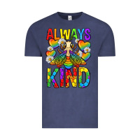 Vintage Denim always bee kind pride lgbtq Vintage Tee - texasbilliewilder