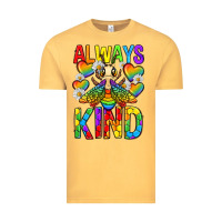 Vintage Mustard always bee kind pride lgbtq Vintage Tee - texasbilliewilder