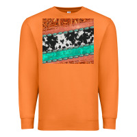 Carrot western turquoise gemstone cowhide  leather tumbler Premium Sweatshirt - Jasminsmagicworld