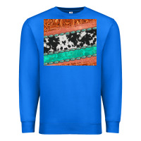 True Royal western turquoise gemstone cowhide  leather tumbler Premium Sweatshirt - Jasminsmagicworld