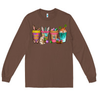 Chestnut Easter coffee drinks Easter Day Long Sleeve Tee - Neo Western