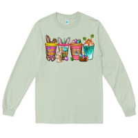 Matcha Easter coffee drinks Easter Day Long Sleeve Tee - Neo Western