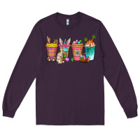 Plum Easter coffee drinks Easter Day Long Sleeve Tee - Neo Western