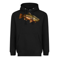 Black brown trout Heavyweight Hoodie - LillyAllenDesigns