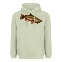 Matcha brown trout Heavyweight Hoodie - LillyAllenDesigns