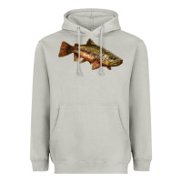 Moon Dust brown trout Heavyweight Hoodie - LillyAllenDesigns