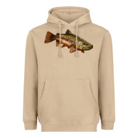 Mushroom brown trout Heavyweight Hoodie - LillyAllenDesigns