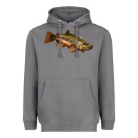 Storm brown trout Heavyweight Hoodie - LillyAllenDesigns