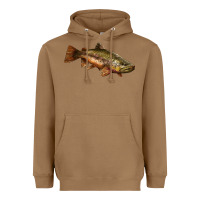 Toasted Coconut brown trout Heavyweight Hoodie - LillyAllenDesigns