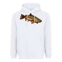 White brown trout Heavyweight Hoodie - LillyAllenDesigns