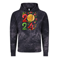 Cloud Black happy new year 2024 Vintage Hoodie - MaliasSmallBusiness