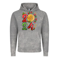 Cloud Rock happy new year 2024 Vintage Hoodie - MaliasSmallBusiness