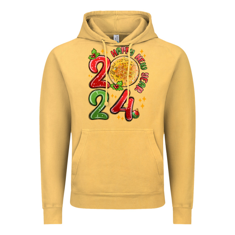 Happy New Year 2024 Vintage Hoodie by MaliasSmallBusiness | Teevron