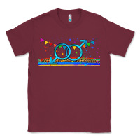 Burgundy lgbtq gay  libbey glass Classic Tee - HRA Design Shop