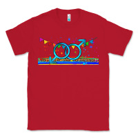 Red lgbtq gay  libbey glass Classic Tee - HRA Design Shop