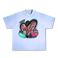 Grape Ice race hearts Urban Heavy Tee - Zillion Design Studio