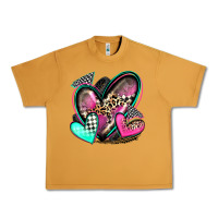 Peanut Butter race hearts Urban Heavy Tee - Zillion Design Studio
