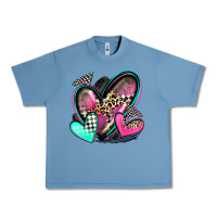Pebble Blue race hearts Urban Heavy Tee - Zillion Design Studio