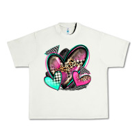 Pistachio race hearts Urban Heavy Tee - Zillion Design Studio