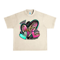 Sandshell race hearts Urban Heavy Tee - Zillion Design Studio