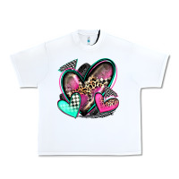 White race hearts Urban Heavy Tee - Zillion Design Studio