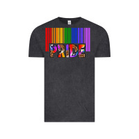 Vintage Black barcode pride Vintage Tee - texasbilliewilder