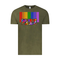 Vintage Olive barcode pride Vintage Tee - texasbilliewilder