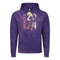 Cloud Purple howdy 2024 Vintage Hoodie - MaliasSmallBusiness
